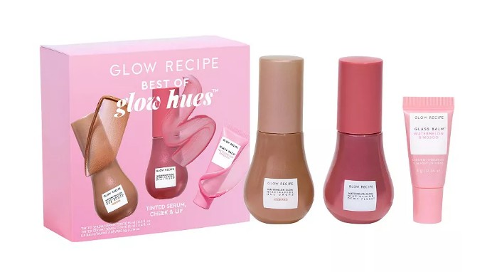 Glow Recipe Best of Glow Hues – Tinted Serum, Cheek & Lip Gift Set