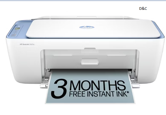 HP DeskJet 2825e Wireless All-in-One Color Printer, Scanner, Copier with 3 Months Free Instant Ink