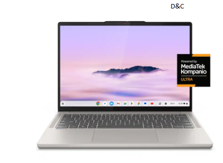 Lenovo – Chromebook Plus 14″ OLED 2K Touchscreen Laptop