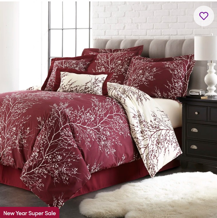 Foliage Reversible Comforter Set