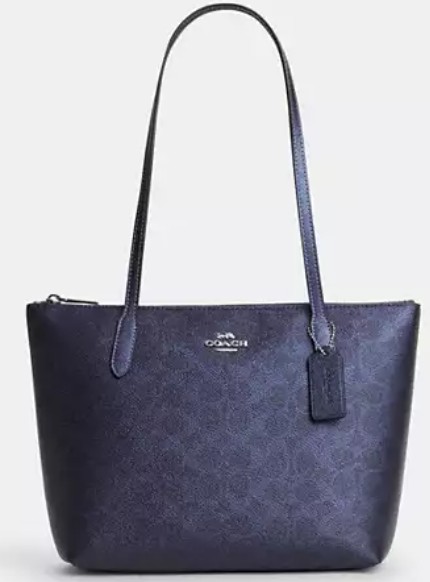 Fiona Zip Tote Bag In Signature Canvas