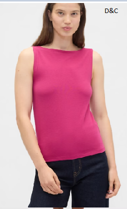 Boatneck Tank Top