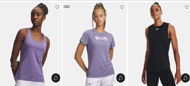 Under Armour Women’s Workout Shirts & Tops
