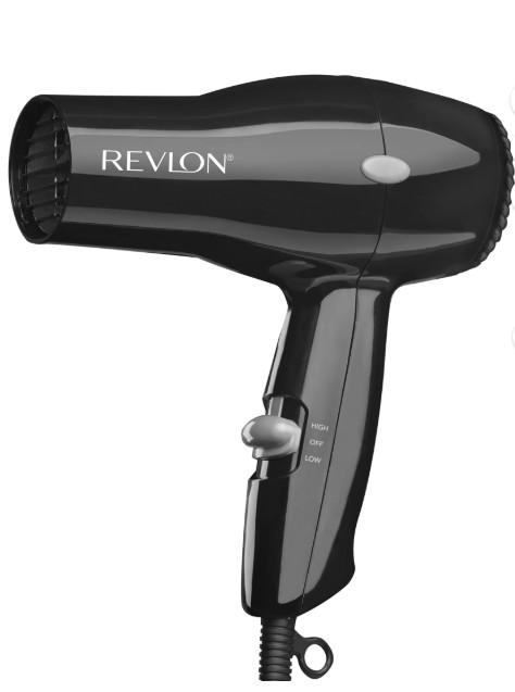 Revlon 1875W Compact Hair Dryer, Black