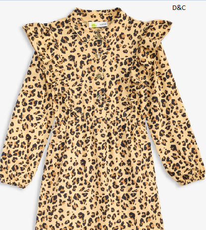 Epic ThreadsGirls’ 5-20 Leopard Print Shirt Dress, Macy’s Exclusive