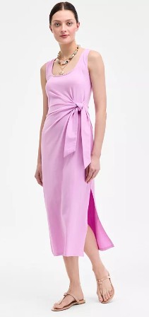 Women’s Side-Tie Tank Midi Dress, Exclusively at Macy’s