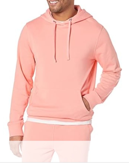Amazon Essentials Men’s Lightweight Long-Sleeve French Terry Hoodie