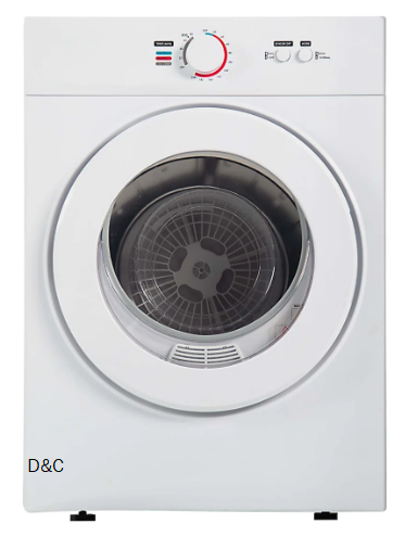 Simzlife Compact Dryer 1.8 cu. ft. Portable Clothes Dryers with Exhaust Duct with Stainless Steel Liner Four Function Small Dryer Machine