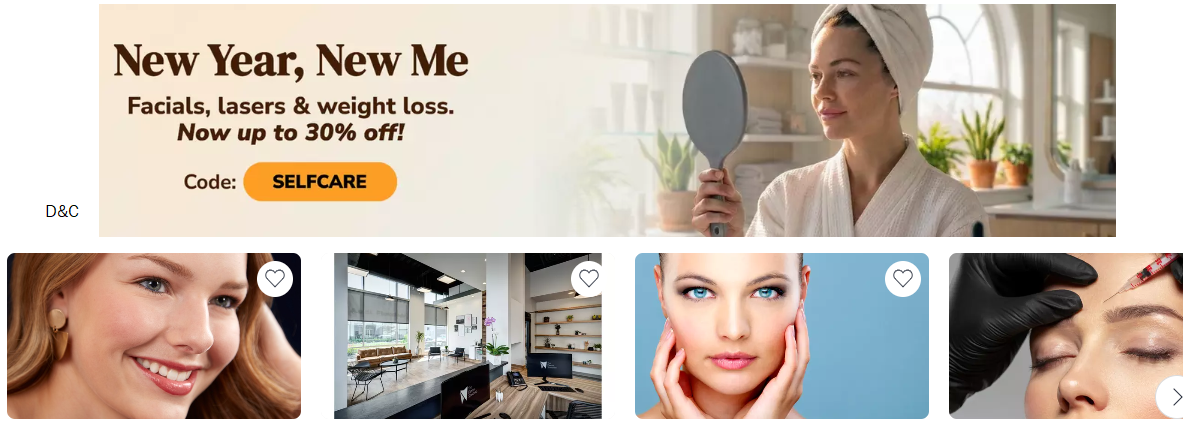 Invest in yourself this year with premium beauty, medical facials & lasers—up to 30% off