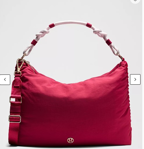 Convertible Ruched Crossbody Bag Large 16L