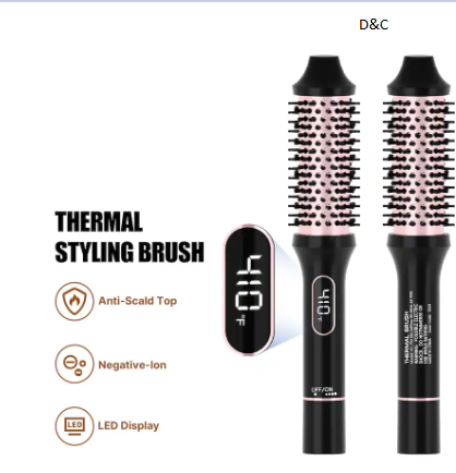 NICEBAY – Heated Round Brush, Thermal Styling Brush, Thermal Brush