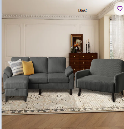 Lamaya 3 – Piece Living Room Set