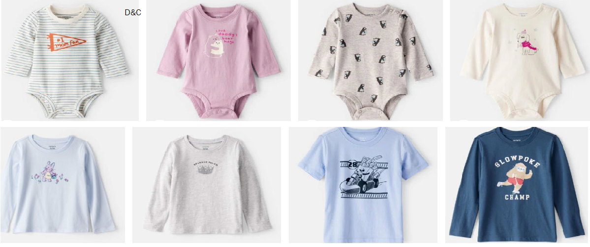 CARTER’S Winter Clearance Event: As low as $2.49