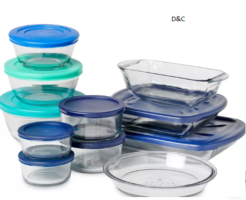 Anchor Hocking20-Piece Bake, Store & Mix Set