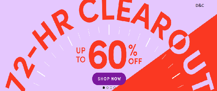 72 hour clear out sale