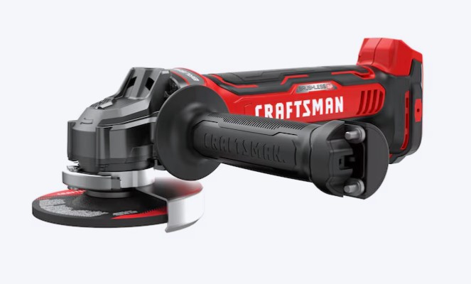 CRAFTSMAN V20 RP 4.5-in 20-volt max Paddle Switch Brushless Cordless Angle grinder