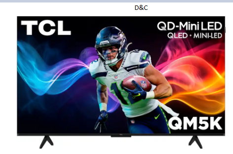 TCL – 50″ Class QM5KSeries 4K UHD HDR QD-Mini LED Smart TV with Google TV (2025)