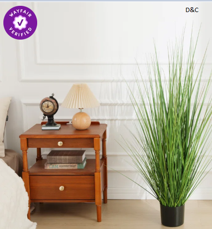 Artificial Faux Foliage Grass in Pot