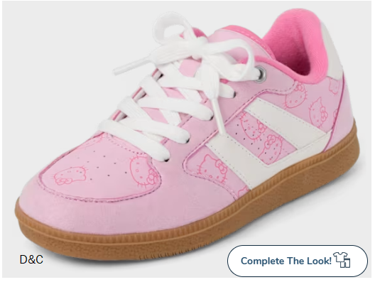 Girls Hello Kitty® Colorblock Sneakers – pink