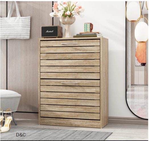 10 Pair Flip Down Shoe Storage