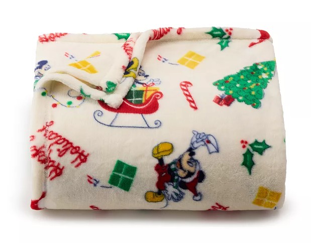 Disney’s Holiday Oversized Supersoft Plush Throw Blanket by The Big One®