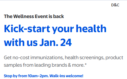 Walmart Wellness Event is back