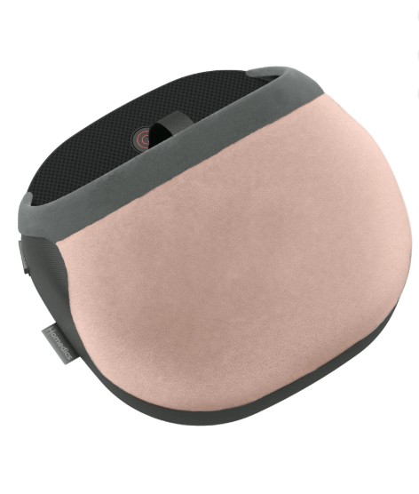 Homedics Soothing Foot Warmer and Vibrating Massager with Heat, Pink