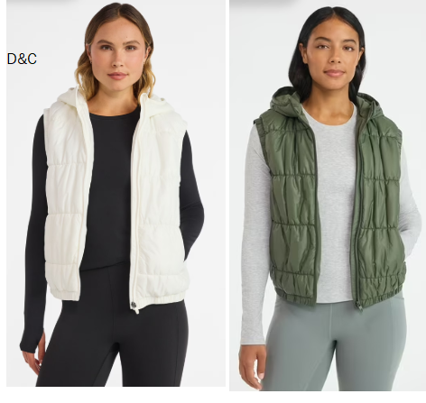 Avia Women’s Quilted Vest, Sizes XS-XXXL