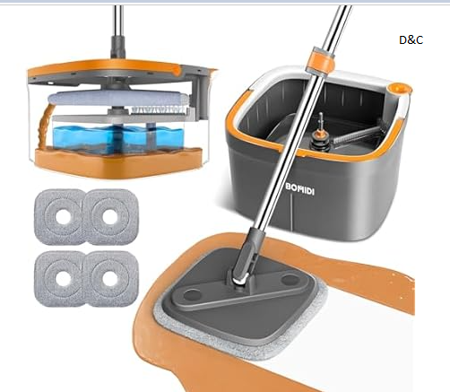 BOMIDI Mop and Bucket Set