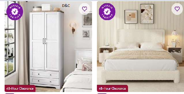 bedroom furniture clearance