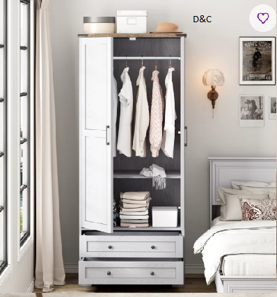 American Country Vintage Armoire