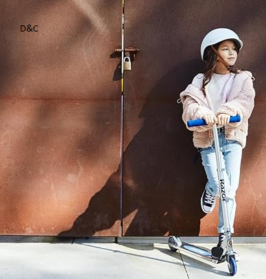 Razor A Kick Scooter for Kids – Lightweight, Foldable, Aluminum Frame, and Adjustable Handlebars