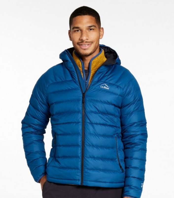Men’s Bean’s Down Hooded Jacket