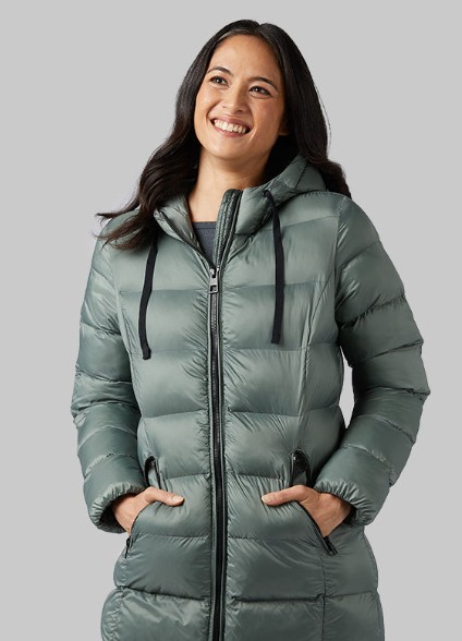 WOMEN’S 3/4 PUFFER COAT