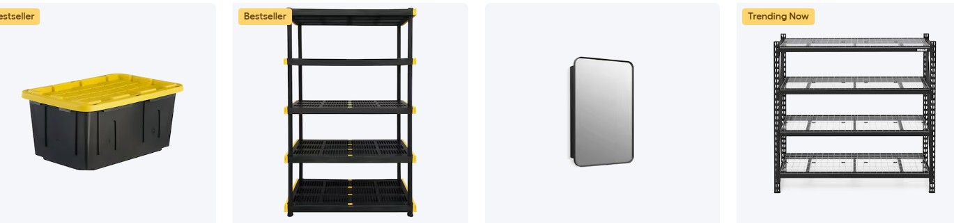 Project Source Commander Large 27 -Gallons ( 108 -Quarts ) Black and Yellow Heavy Duty Stackable Tote with Standard Snap Lid