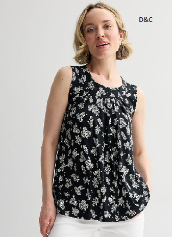 Women’s Croft & Barrow® Pleated Tank Top