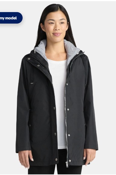 Big Chill Women’s and Women’s Plus 3 in 1 Systems Jacket with Hood, Sizes S-3X