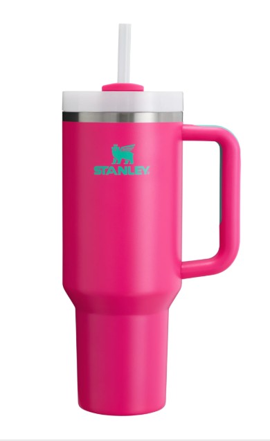 Stanley Quencher Flowstate 40oz Passion Pink Stainless Steel Tumbler