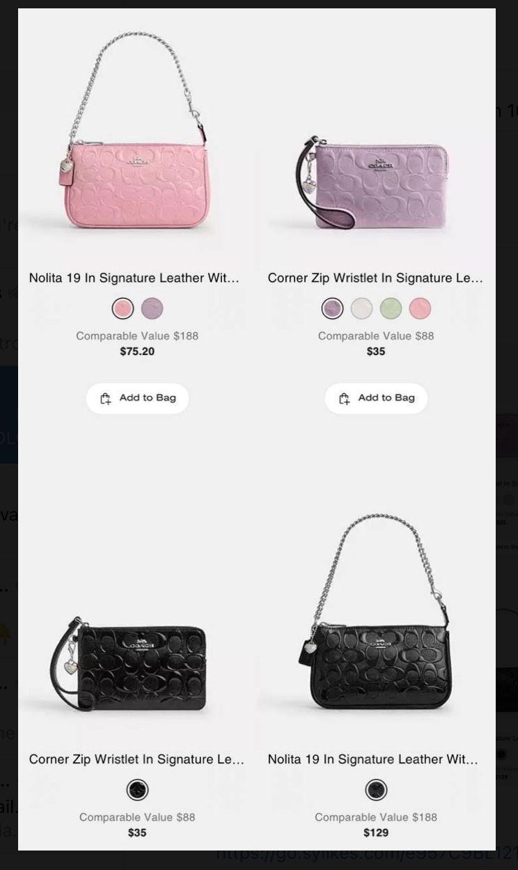 Coach Nolita Sale