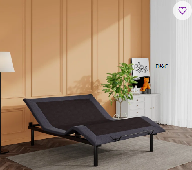 Shreya Upholstered Adjustable Bed with Wireless Remote