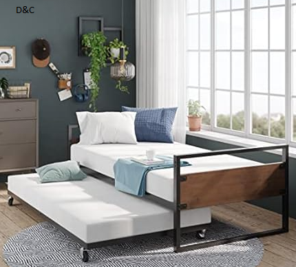 ZINUS Suzanne Bamboo and Metal Daybed