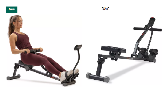 Sunny Health Smart Adjustable Rower