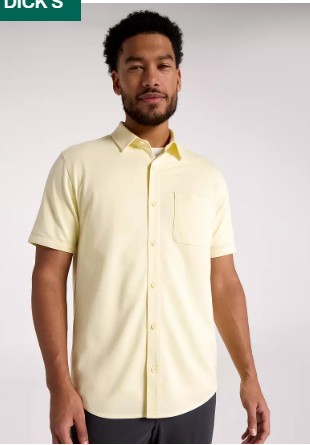 VRST Men’s Limitless Short Sleeve Button Up Shirt