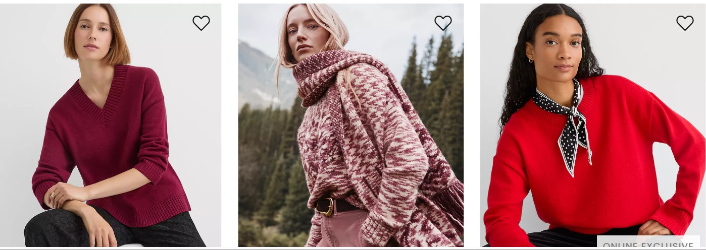 LOFT Sweaters Only$18! Today Only!! Hurry up