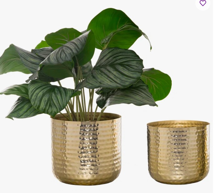 Akio Handmade Metal Pot Planter