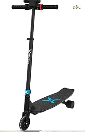 Hover-1 Switch 2-In-1 Electric Scooter & Skateboard | 2.5HR Full Charge, Lock & Release Mechanism, Remote Controlled, Safe for Kids, Black