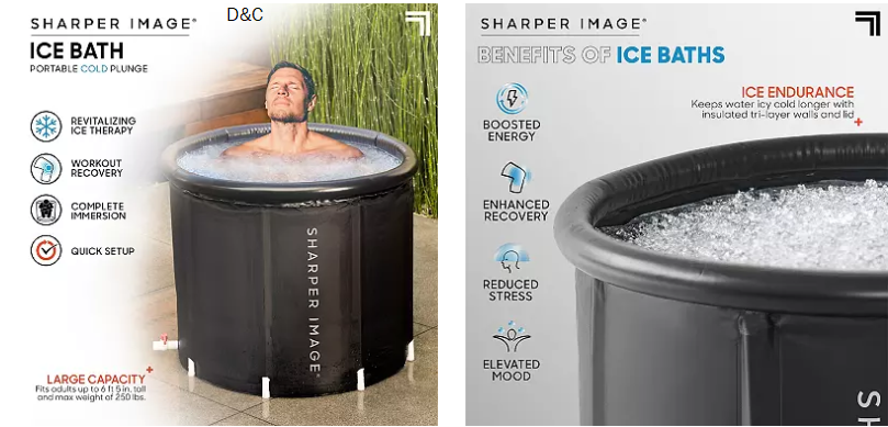 Sharper Image Portable Ice Bath Cold Plunge