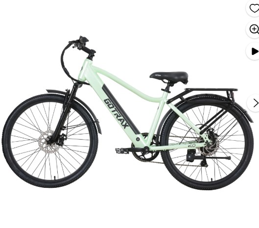 Gotrax Elo Commuter Electric Bike for Adults, 26-inch Unisex, 350W Motor, 36V Battery