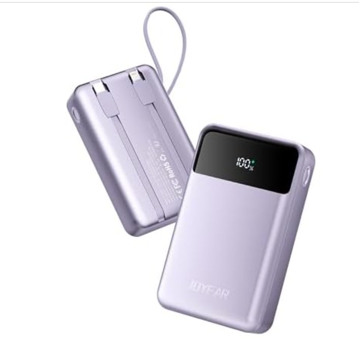 30,000mAh 22.5W Fast Charging Powerbank w/Built in Cable