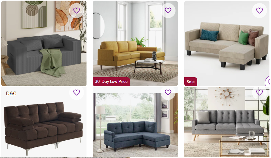 Sectionals from $200